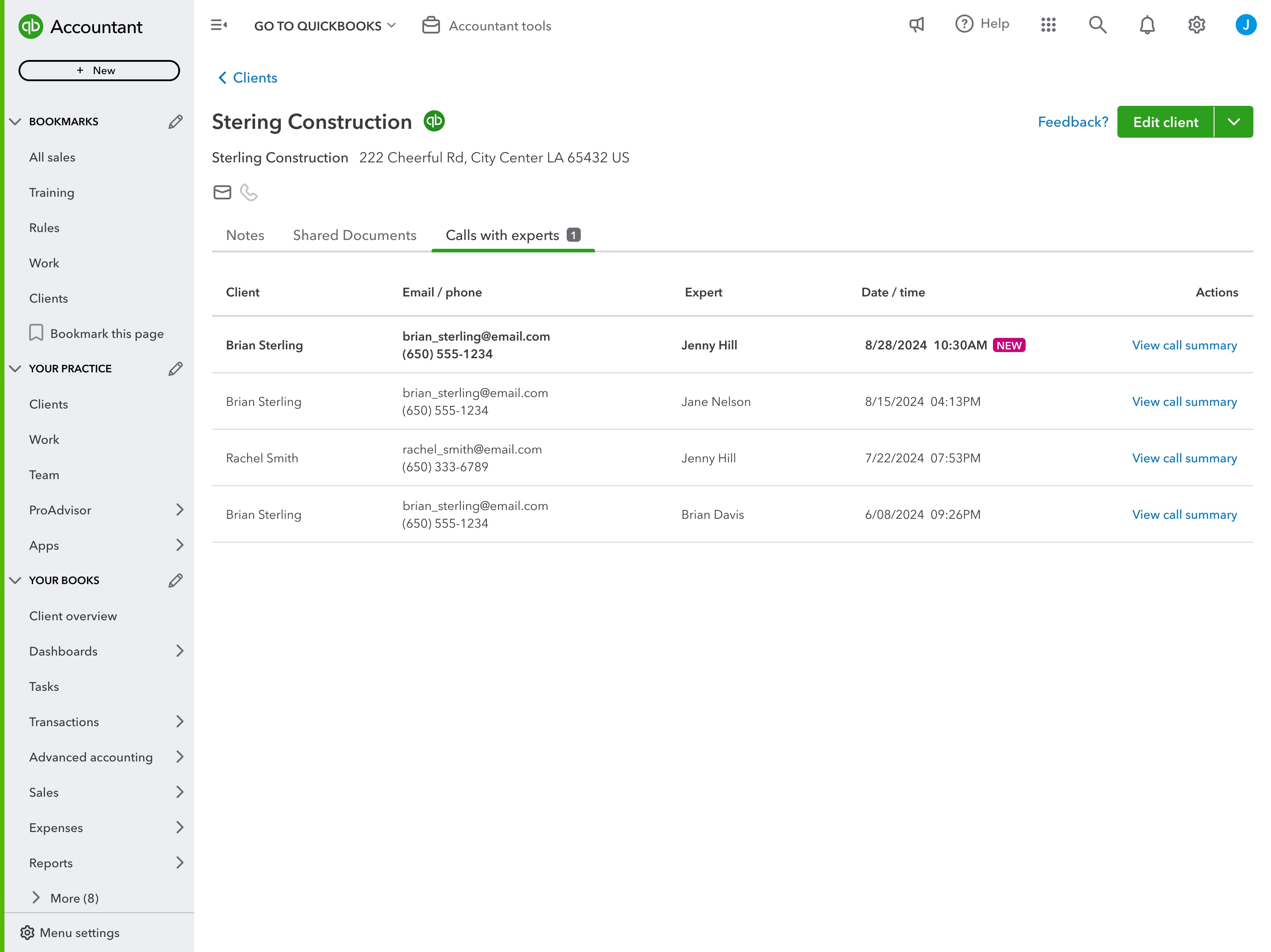 QuickBooks Live Expert screenshot 1