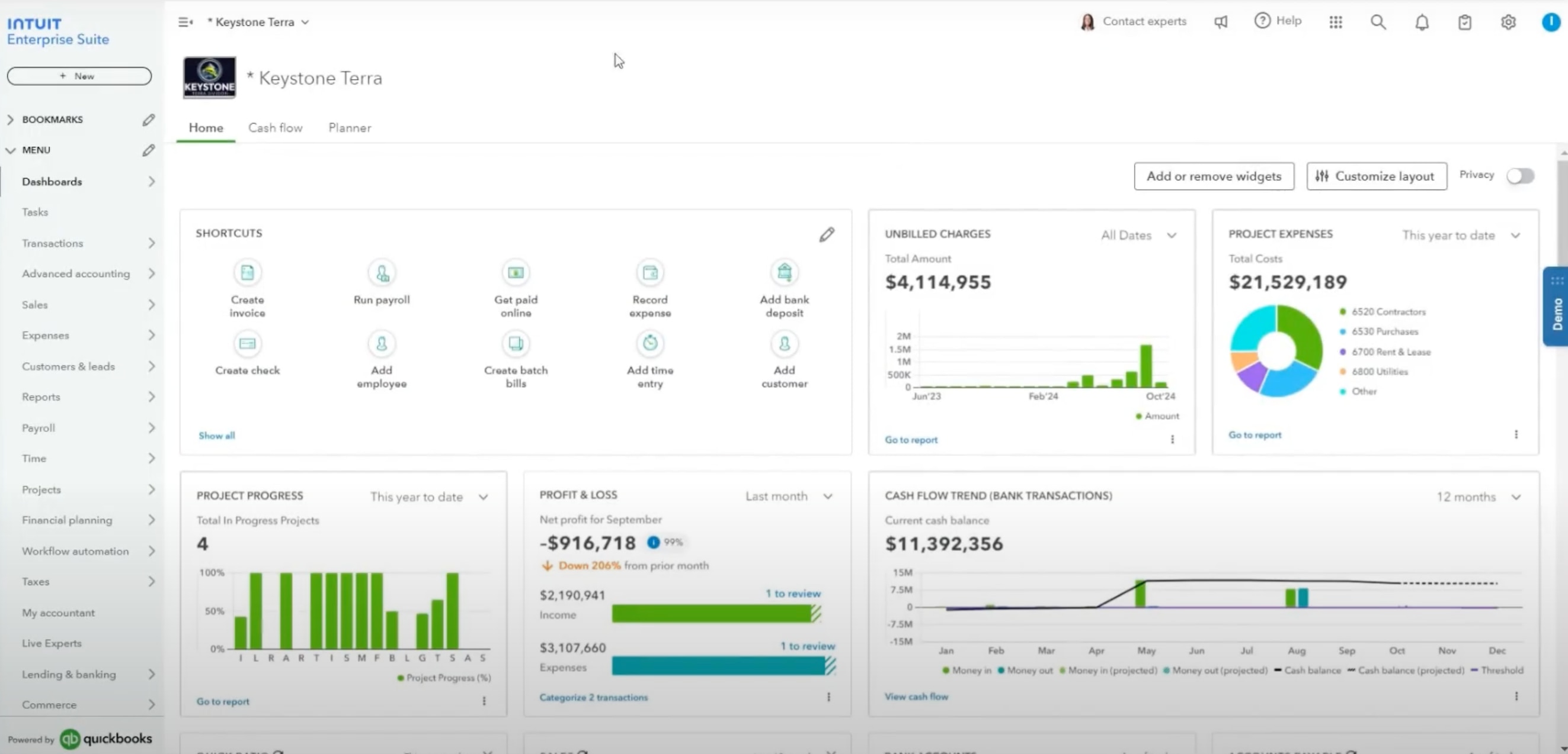 Key features of Intuit Enterprise Suite for accountants